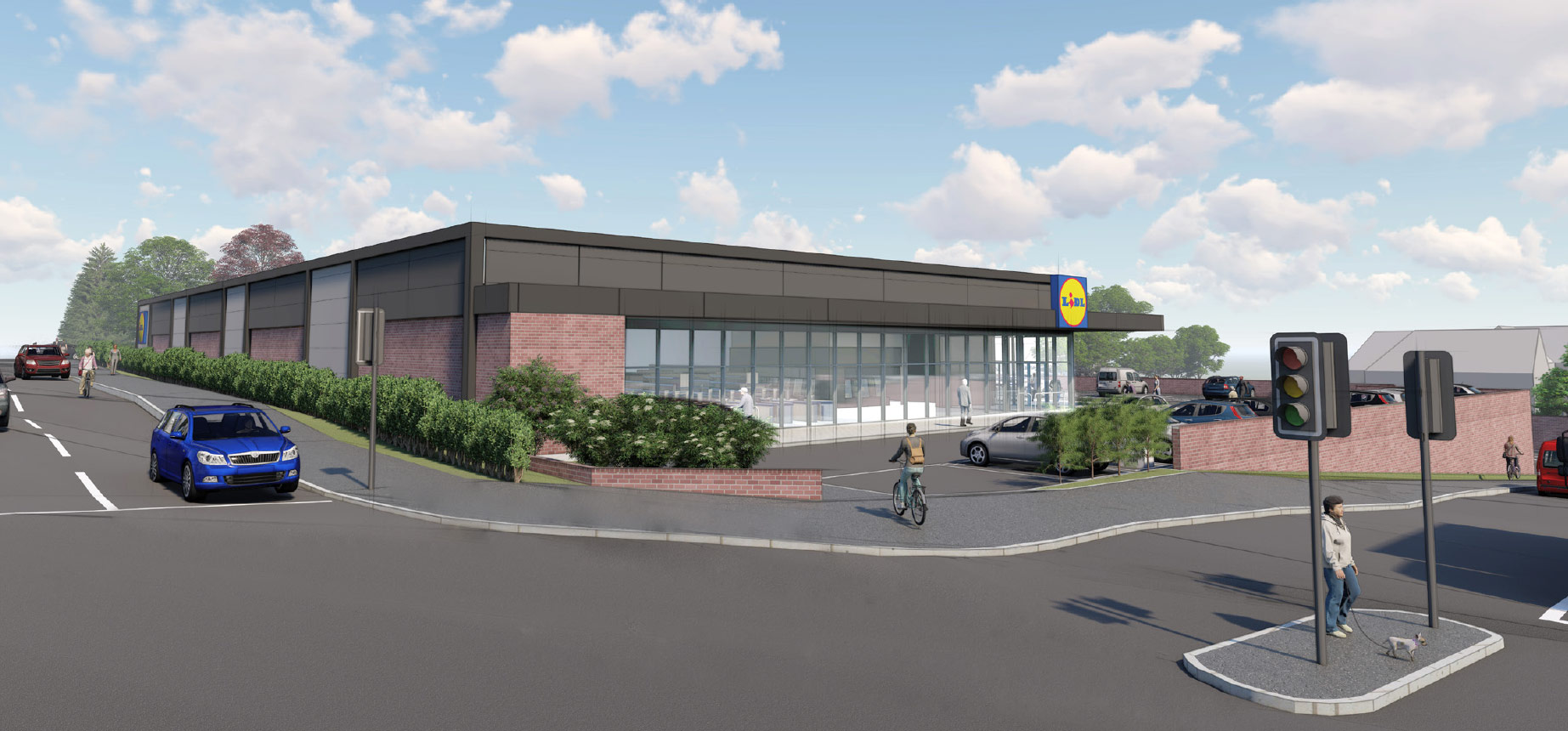 3D visual of the proposed store